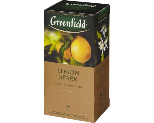 Чай Гринфилд 25 пакетиков Lemon Spark