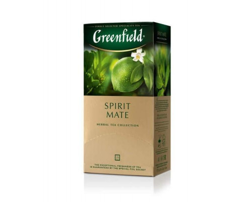 Чай Гринфилд 25 пакетиков Spirit Mate