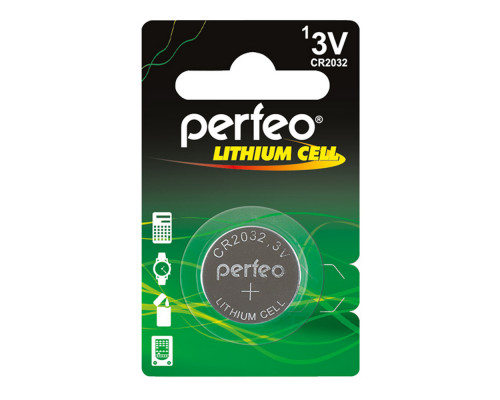 Батарейка литиевая CR2032 Perfeo