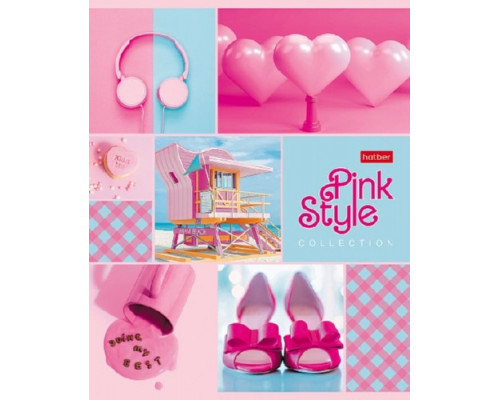Тетрадь А5 48л клетка "Pink style"