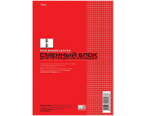 Сменный блок для тетрадей на кольцах А4 80л