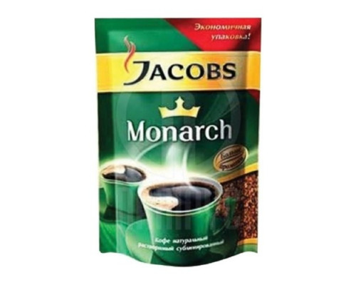 Кофе растворимый Jacobs Monarch 130г пакет