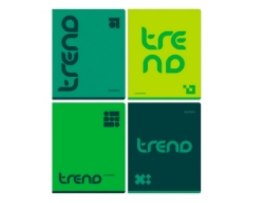 Тетрадь А5 48л клетка "Monocolor. Green trend"